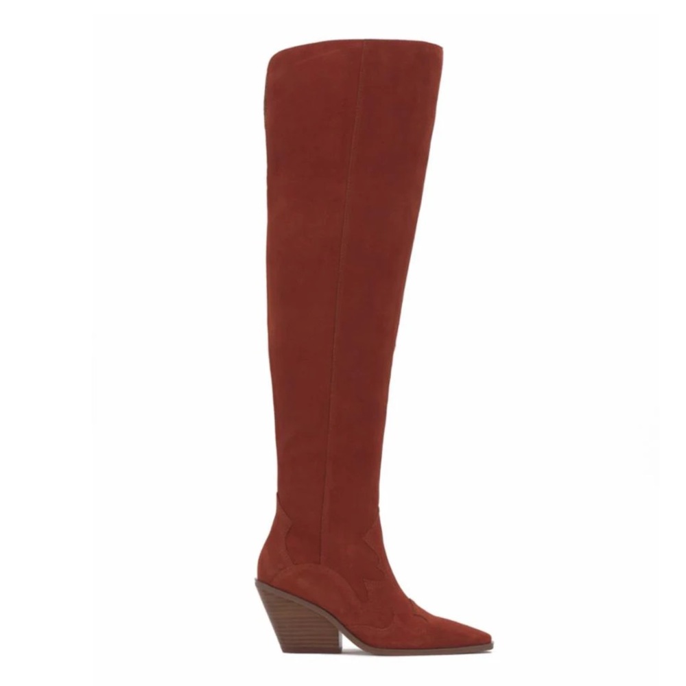 NWOT VINCE CAMUTO SHAHARLA Suede Over the Knee Boot